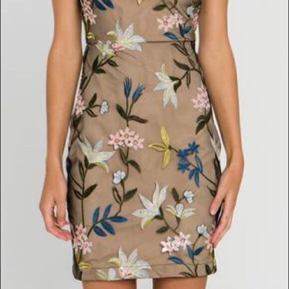 ANTHROPOLOGIE LESS ROSE FLORAL MINI DRESS - Picture 9 of 12